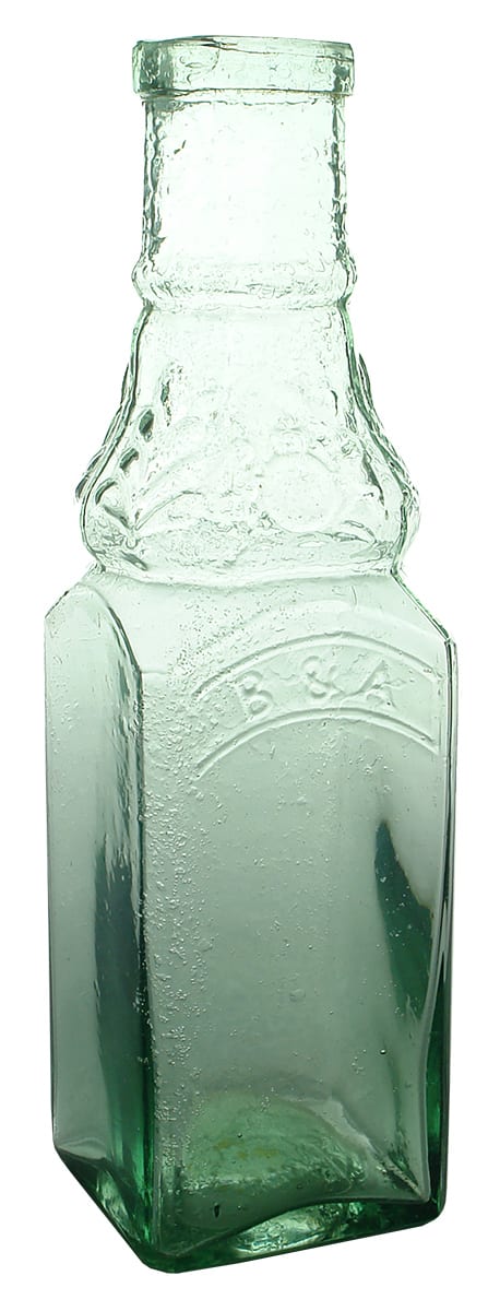 B & A Pickle Antique Bottle