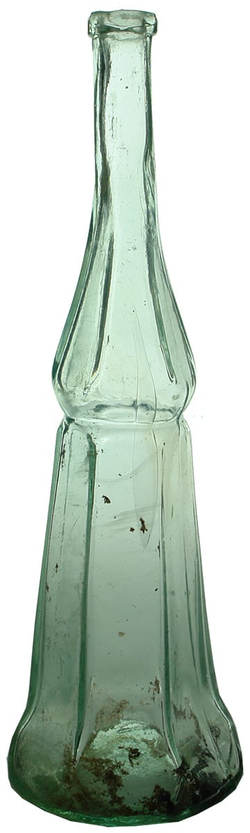 Pinch Waisted Salad Oil Antique Bottle