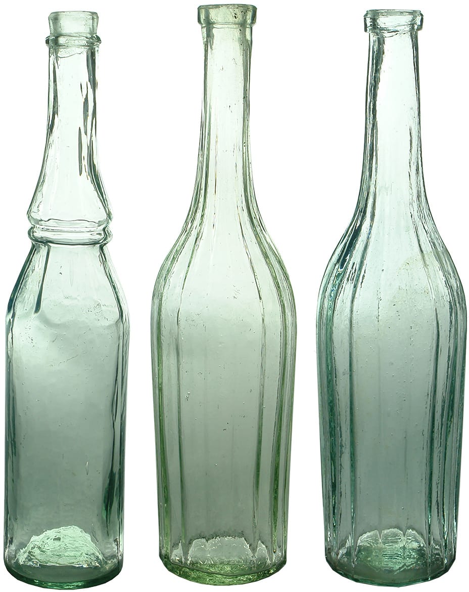 Antique 1850s Goldfields era Salad Oil Bottles