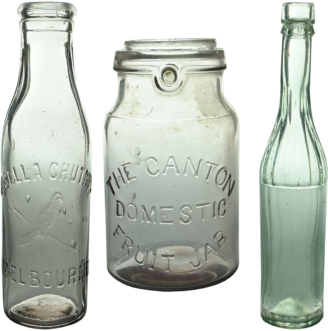 Antique Sauce Bottles