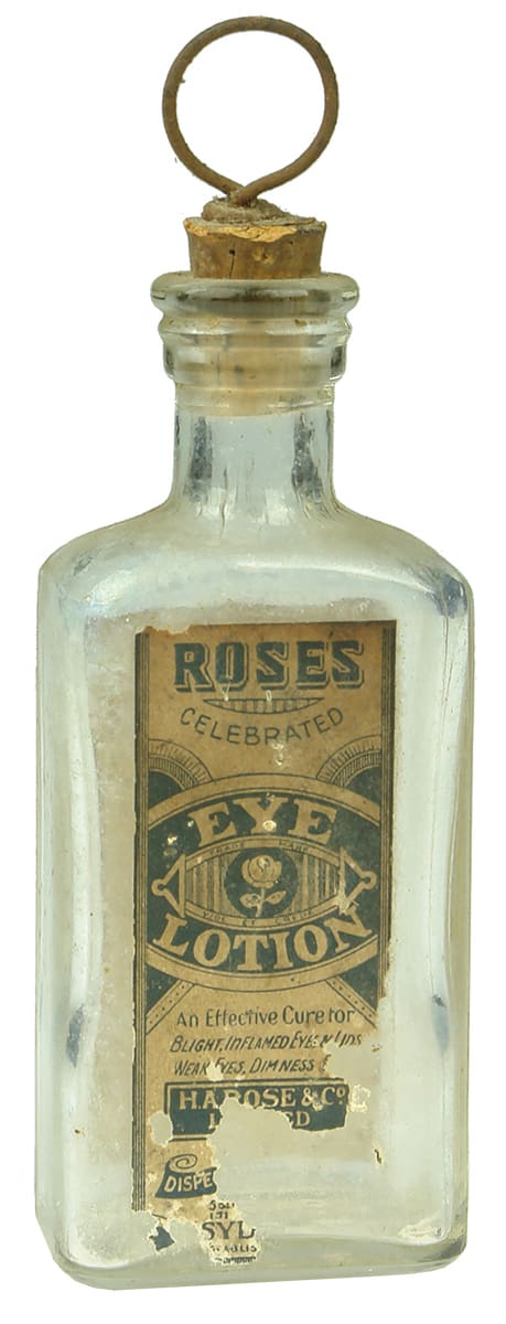Rose's Celebrated Eye Lotion Sydney Bottle