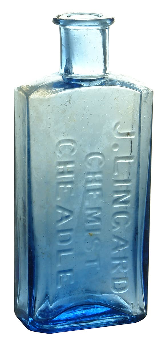 Lingard Cheadle Blue Medicine Bottle