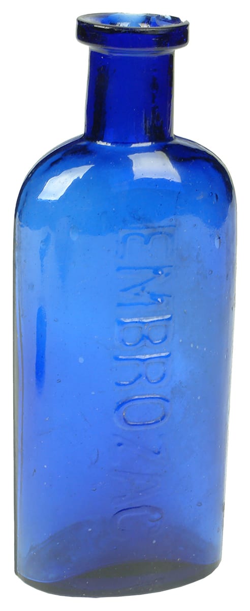 Embrozac Cobalt Blue Bottle