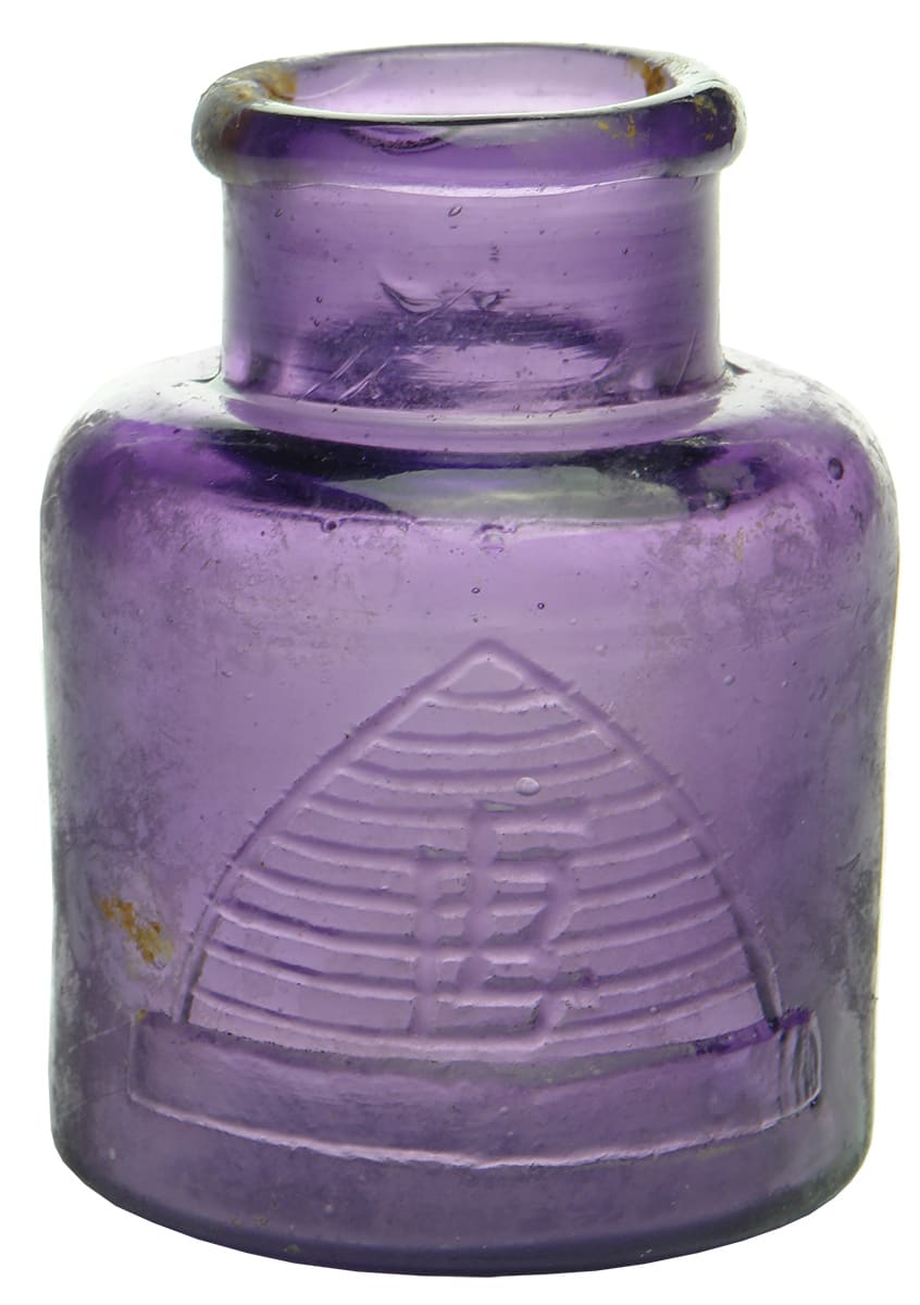 Elliott Bros Purple Glass Jar