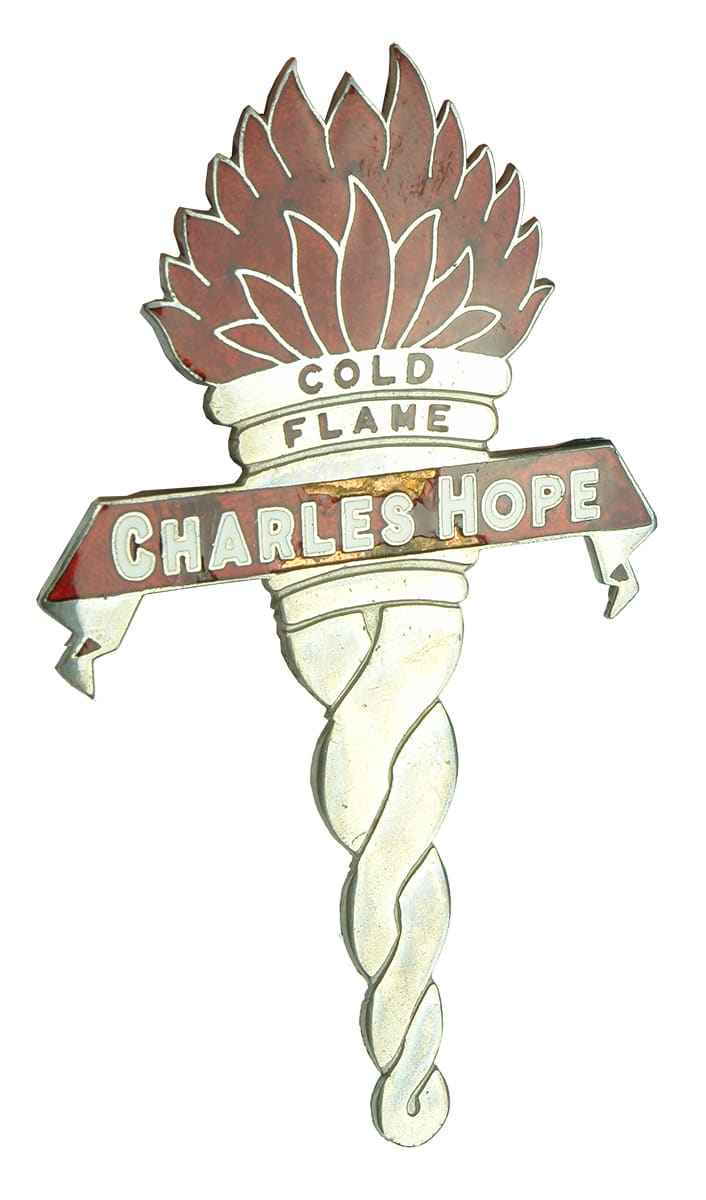 Charles Hope Cold Flame Fridge Badge