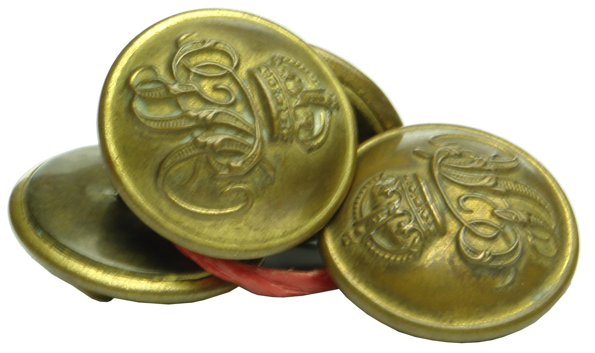Crown GR Brass Buttons