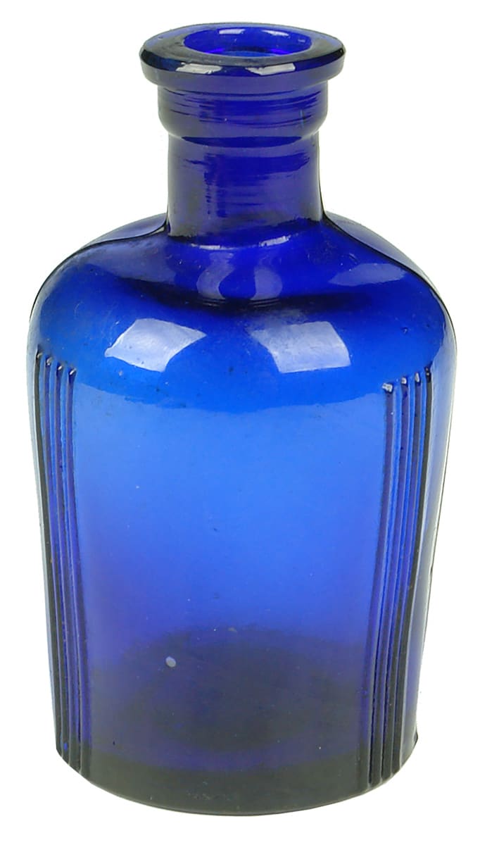 Cobalt Blue Lysol Jug Poison Bottle