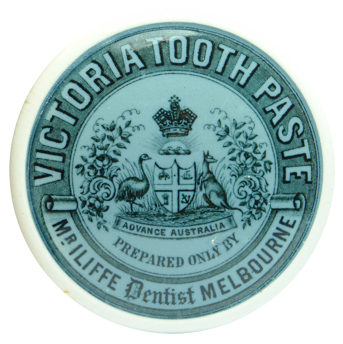 Iliffe Dentist Melbourne Antique Pot Lid