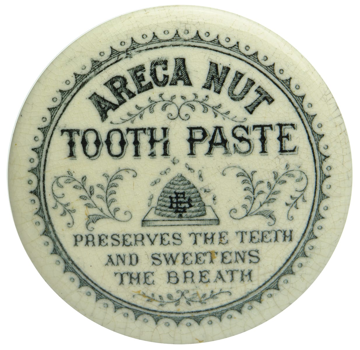 Elliott Areca Nut Tooth Paste Pot Lid