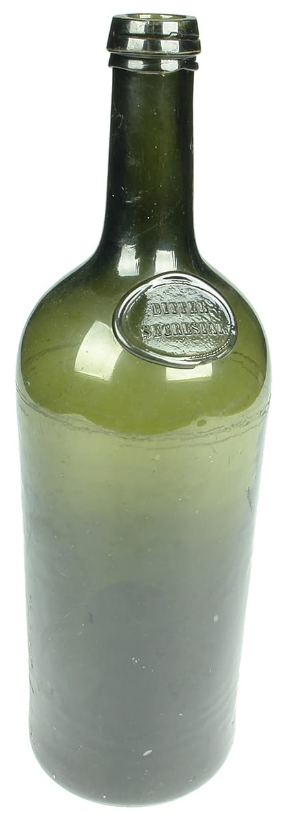 Bitter Secrestat Antique Glass Bottle