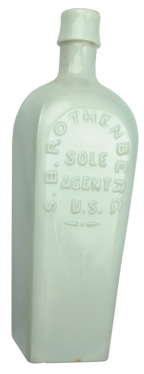 Rothenberg Milk Glass Antique Bottle
