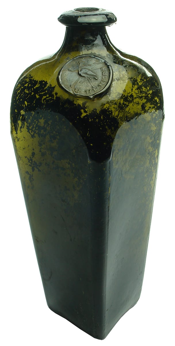 Henkes Stork Antique Sealed Gin Bottle