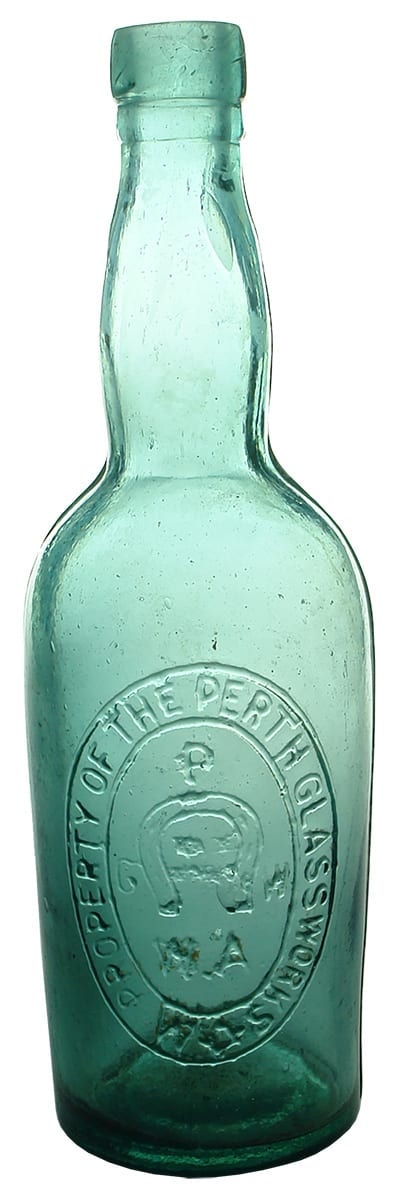 Perth Glassworks Horseshoe Antique Bottle