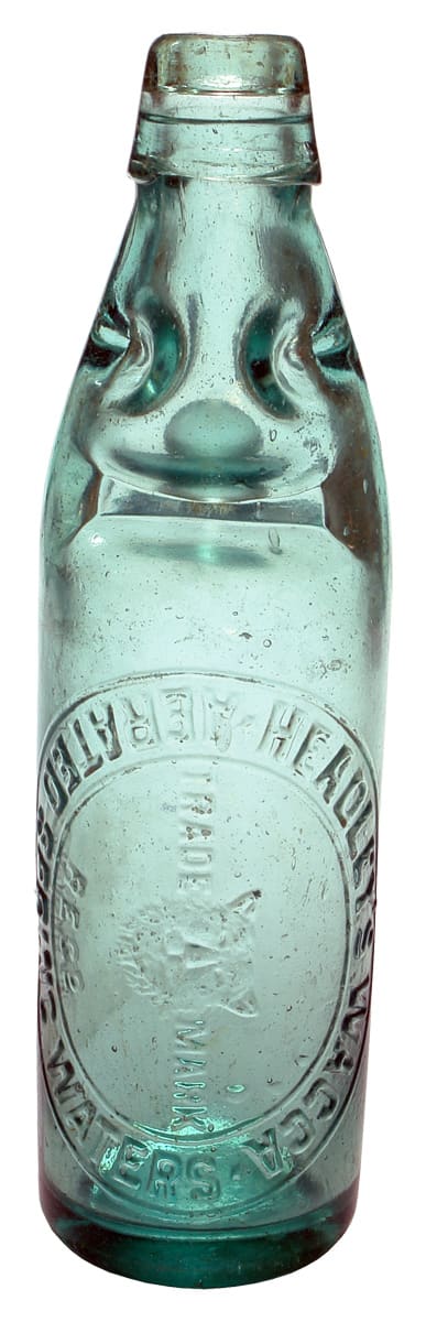 Headley's Aerated Spring Waters Wagga Codd Bottle