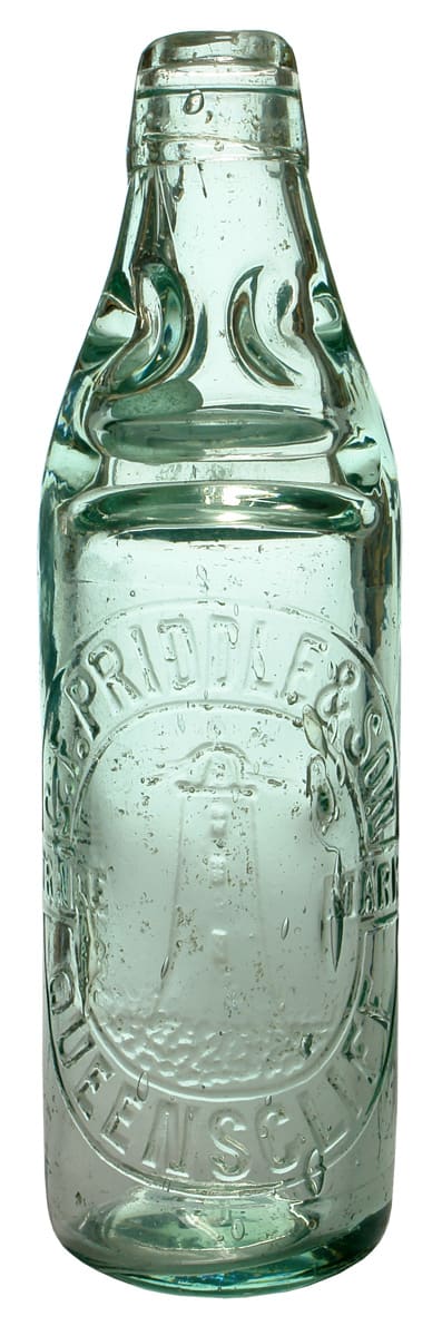 Priddle Son Queenscliff Lighthouse Codd Marble Bottle