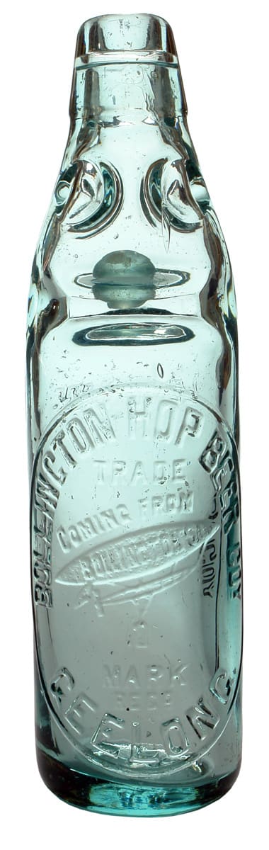 Bollington Hop Beer Geelong Airship Codd Bottle