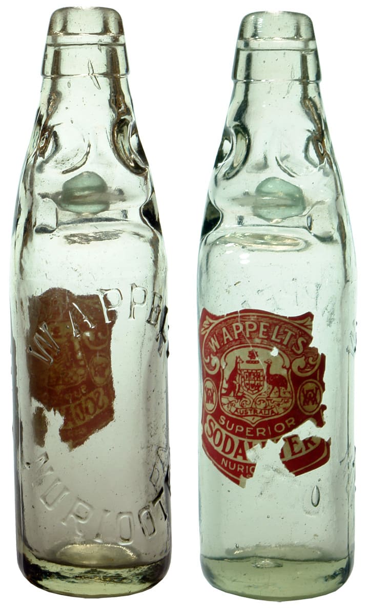Appelt Nuriootpa Labelled Codd Marble Bottle