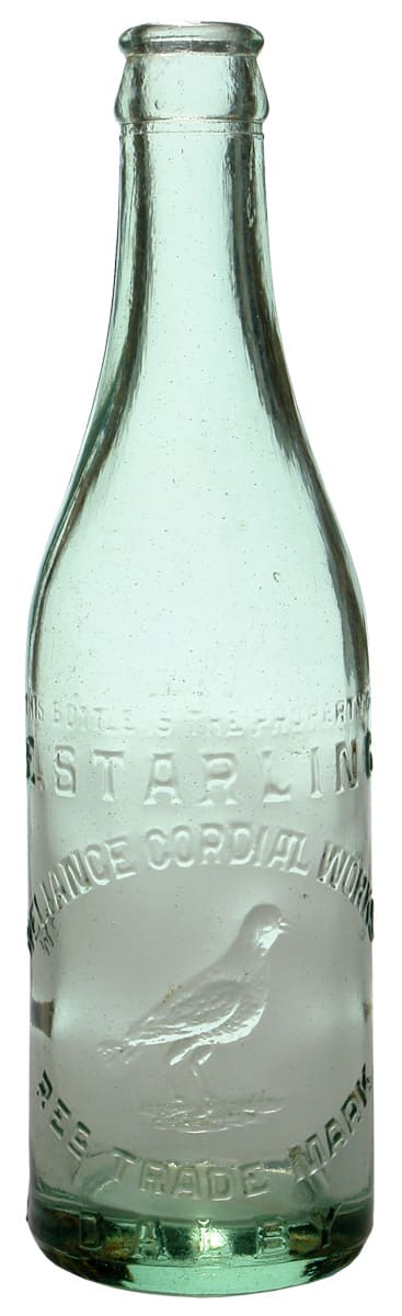 Starling Dalby Crown Seal Soft Drink Bottle