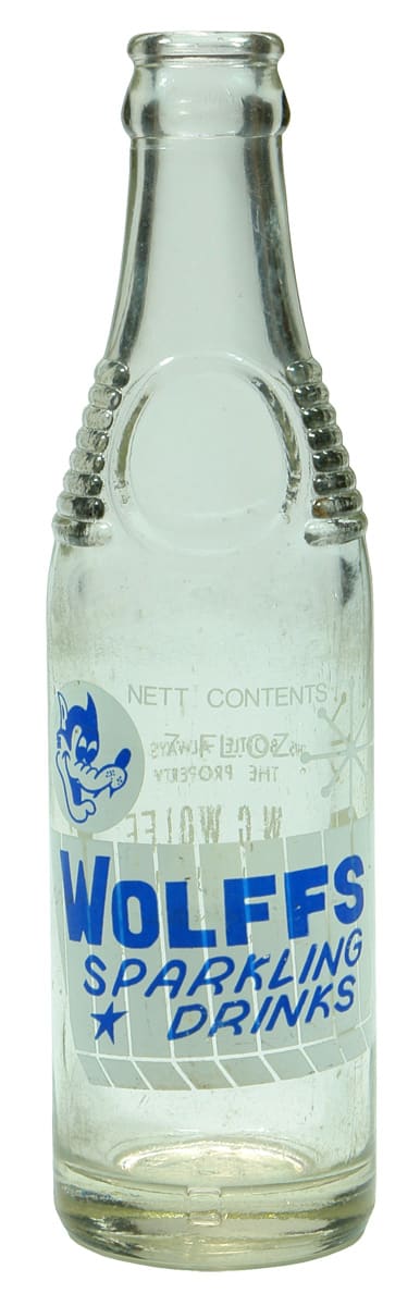 Wolffs Sparkling Drinks Mundubbera Crown Seal Bottle