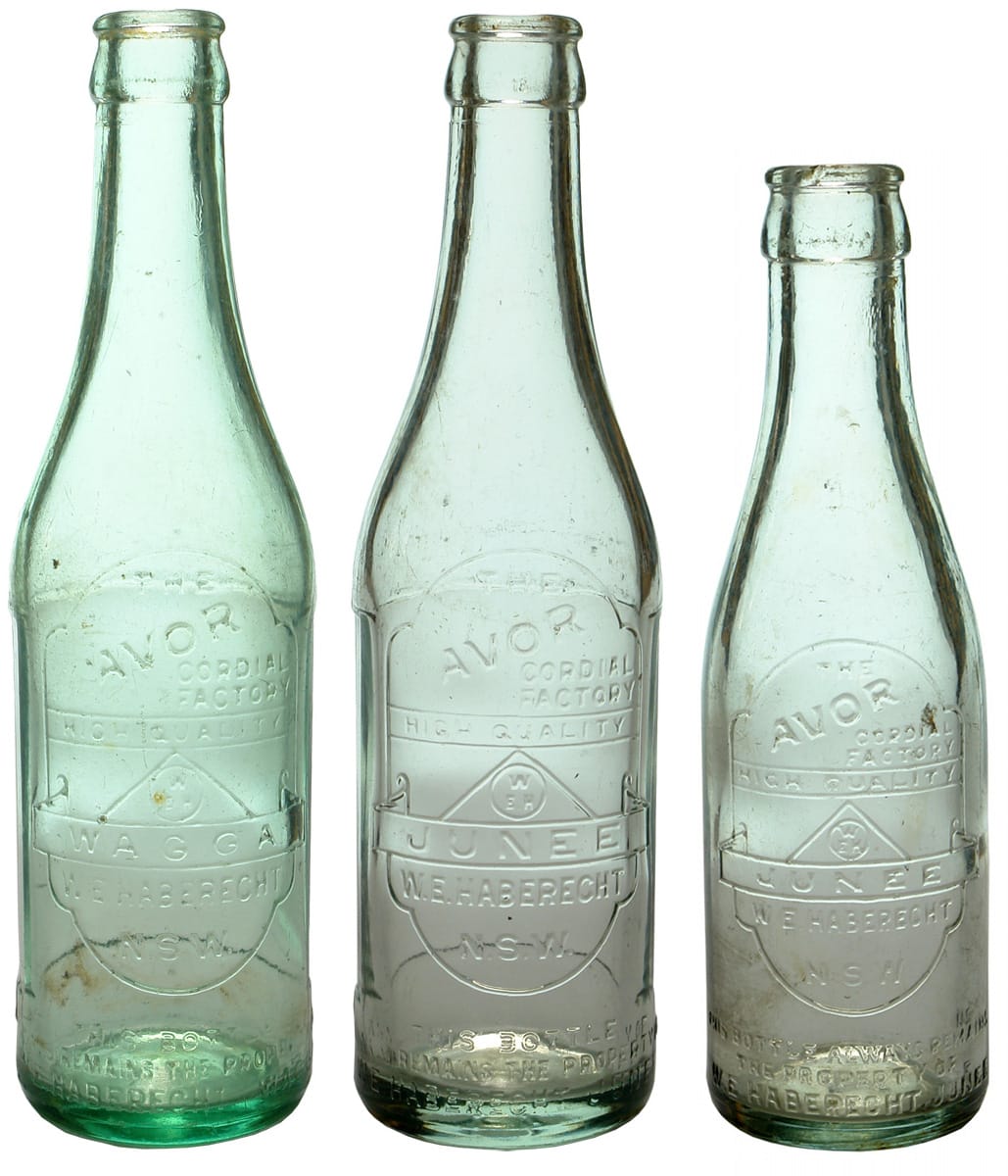 Haberecht Wagga Junee Crown Seal Bottles