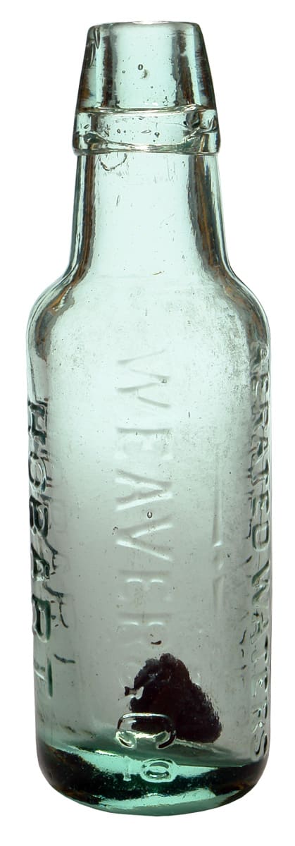Weaver Hobart Lamont Patent Soft Drink Bottle
