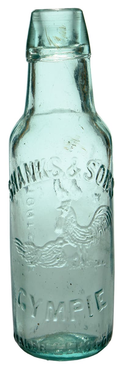 Shanks Gympie Chickens Lamonts Patent Bottle