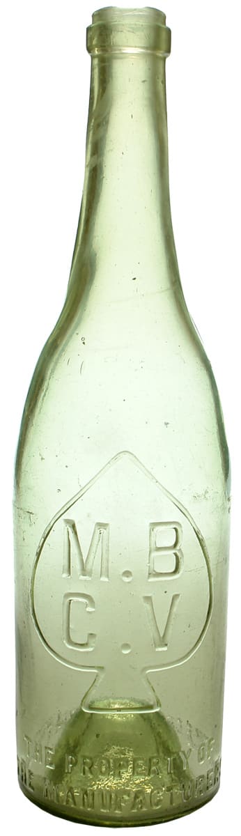 MBCV Lime Green Ring Seal Beer Bottle
