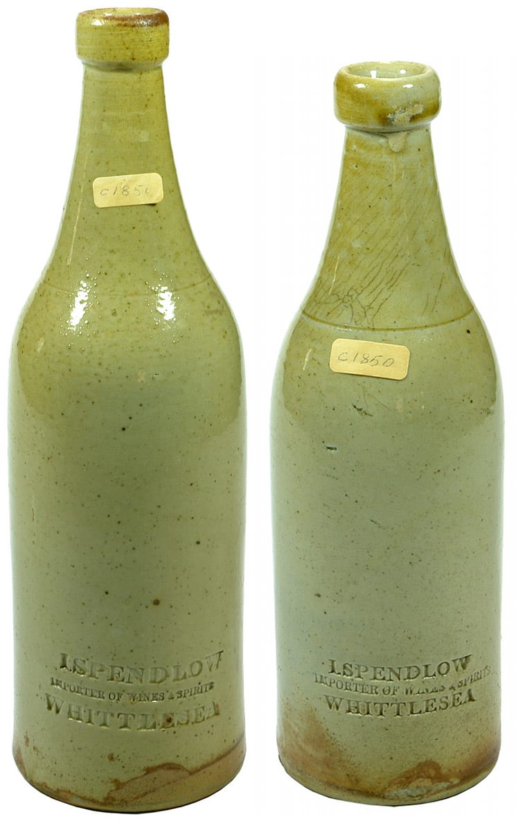 Spendlow Whittlesea Impressed Stoneware Porter Bottles
