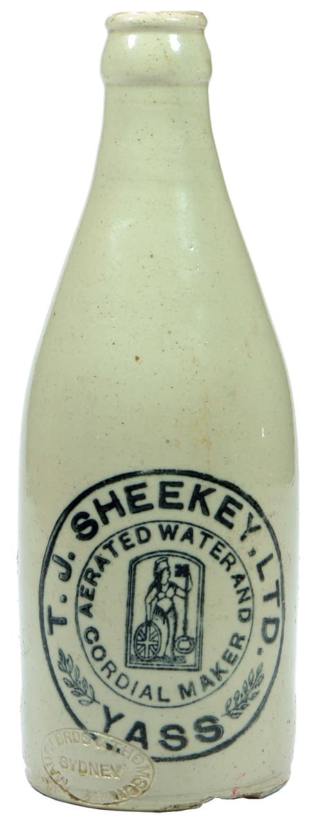 Sheekey Yass Crown Seal Ginger Beer Bottle