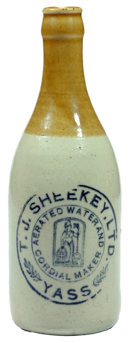 Sheekey Yass Crown Seal Ginger Beer Bottle