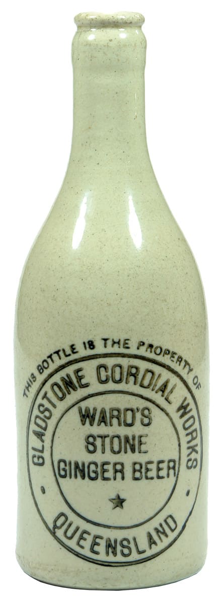 Gladstone Cordial Works Ward's Stone Ginger Beer