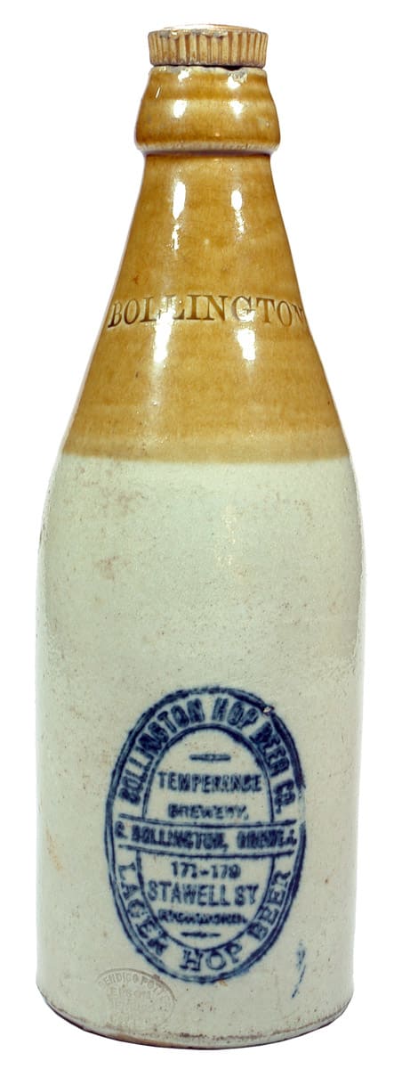 Bollington Hop Beer Richmond Stoneware Bottle