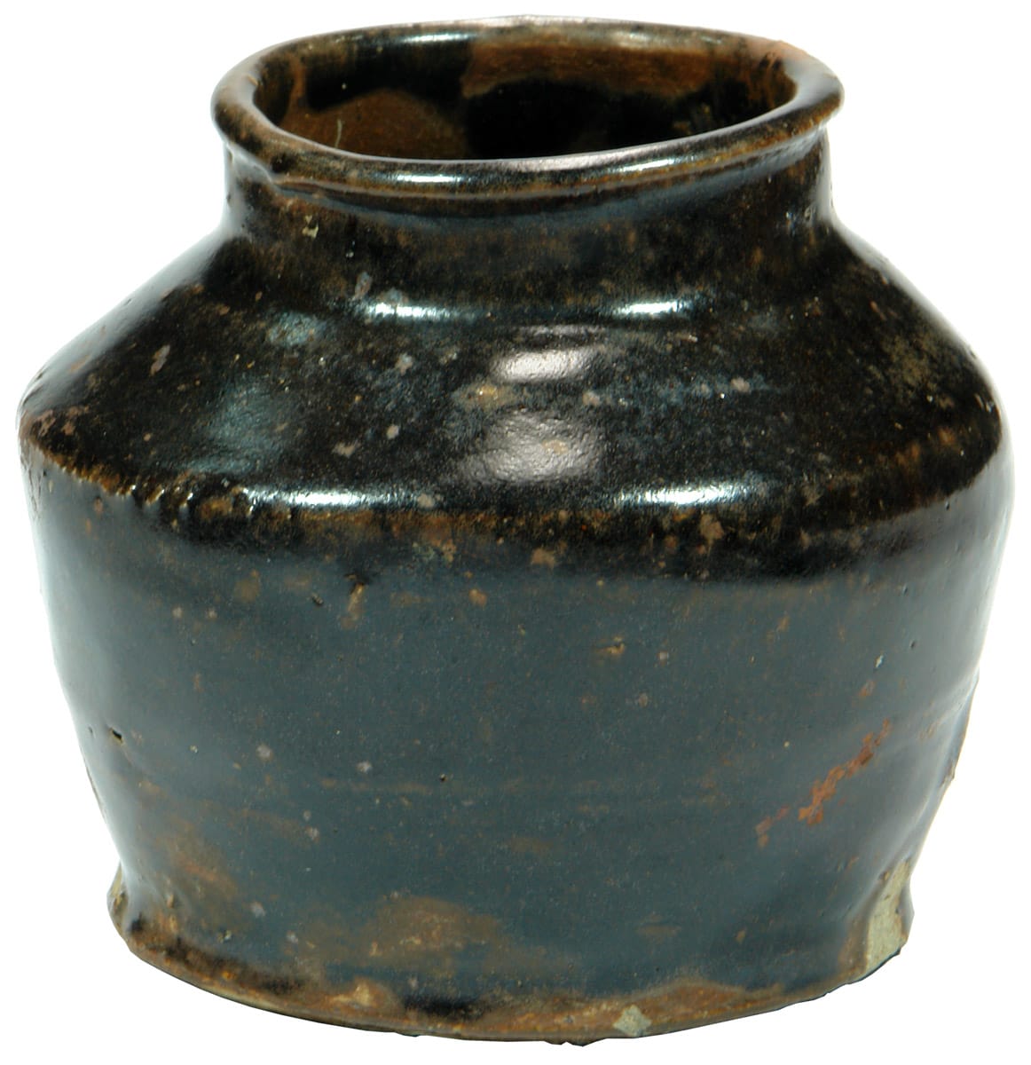 Chinese Ceramic Bean Jar Goldfields