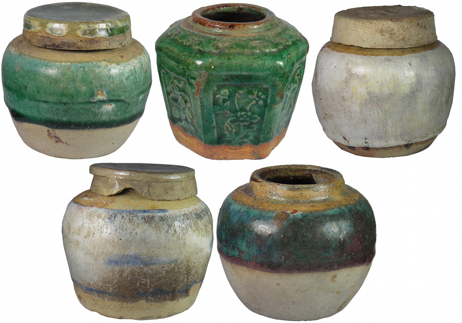 Collection Chinese Ceramic Ginger Jars