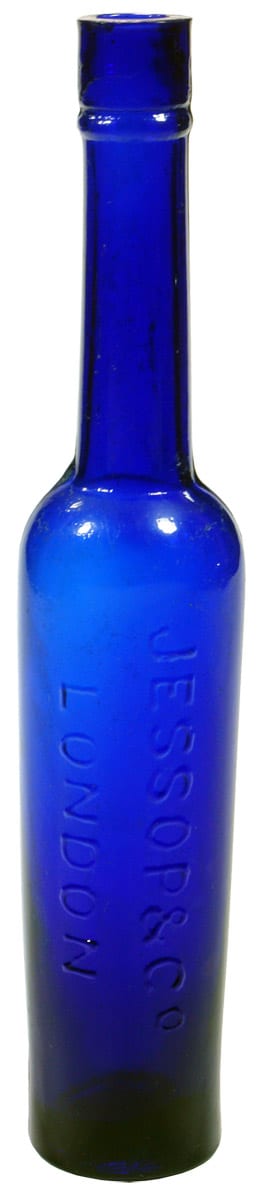 Jessop London Cobalt Blue Castor Oil Bottle
