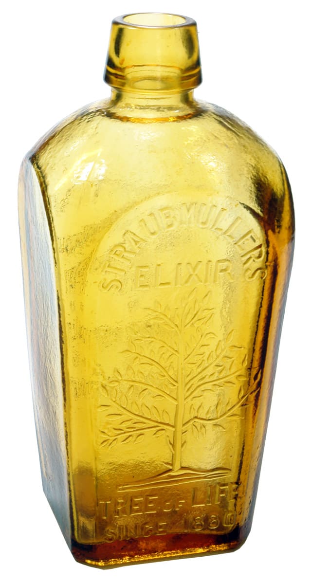 Straubmuller's Elixir Tree Life Reproduction Wheaton Bottle