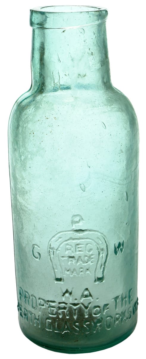 Perth Glass Works Pickle Bottle