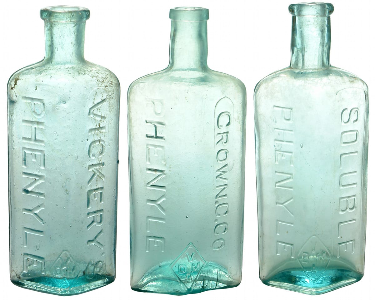Collection VDMA Phenyle Poison Bottles