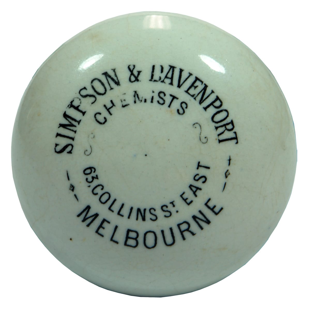 Simpson Davenport Melbourne Pot Lid Cap