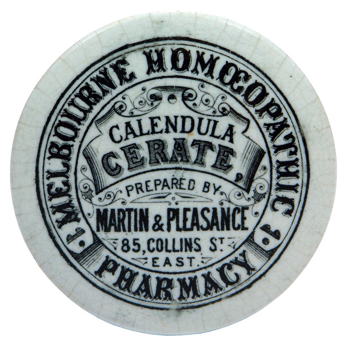 Martin Pleasance Calendula Cerate Homeopathic Pot Lid