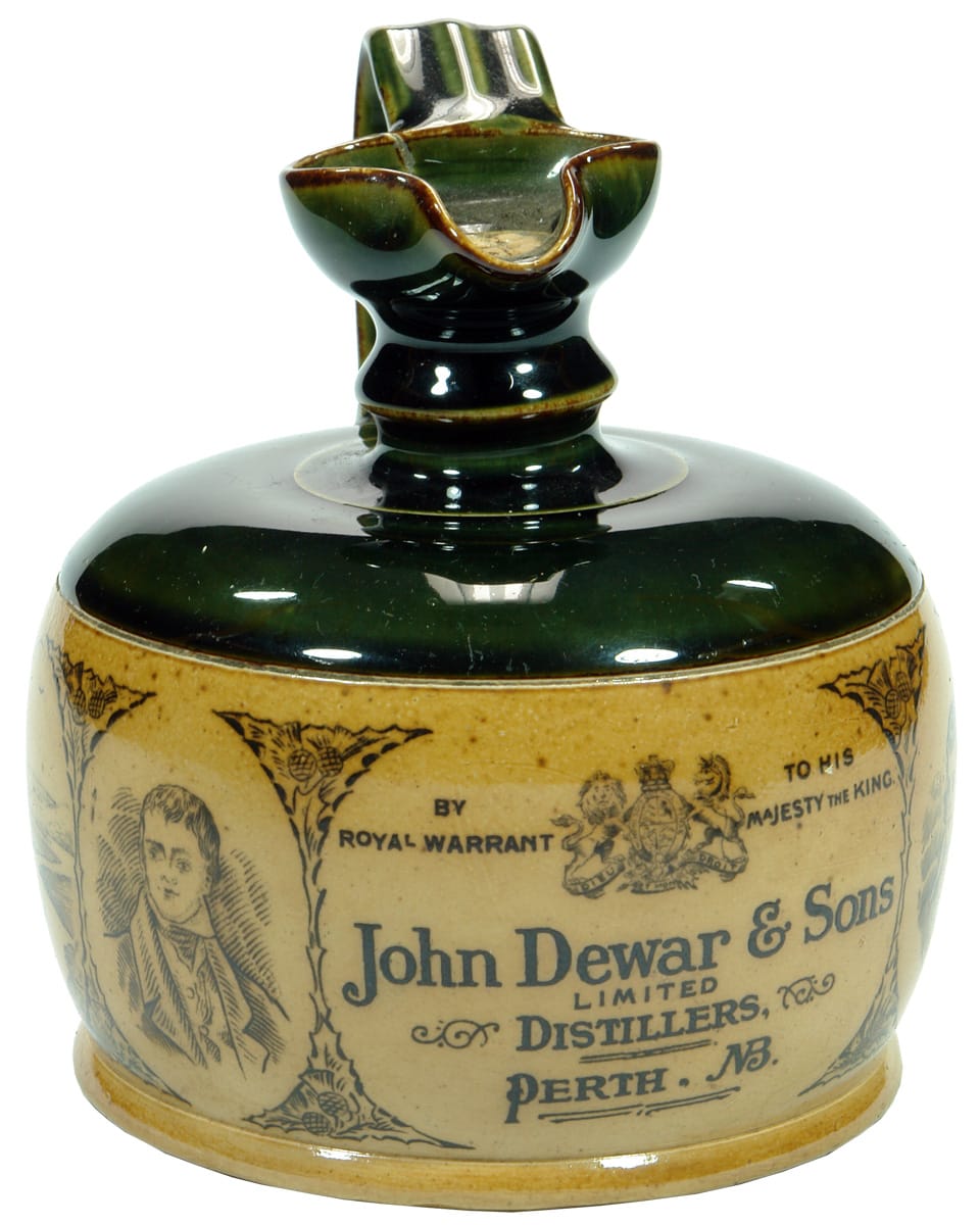 John Dewar Distillers Perth Stoneware Whisky Jug