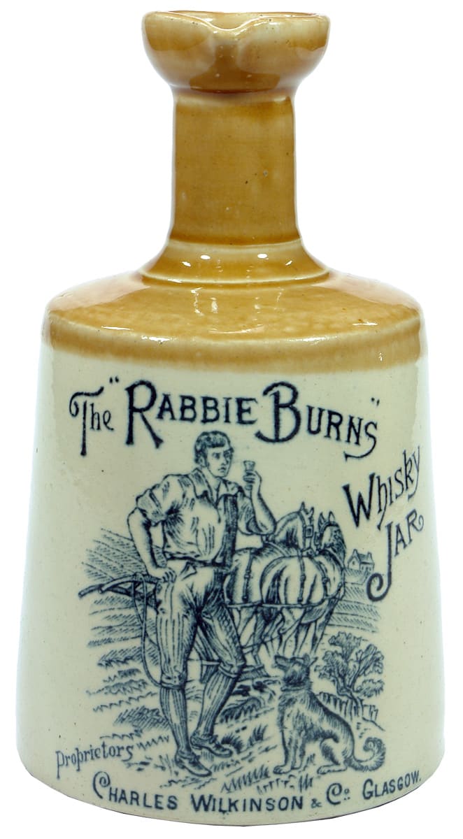 Rabbie Burns Charles Wilkinson Stoneware Whisky Jug