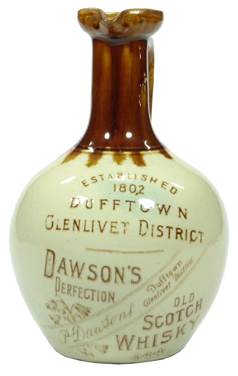 Dawson's Perfection Old Scotch Whisky Dufftown Jug