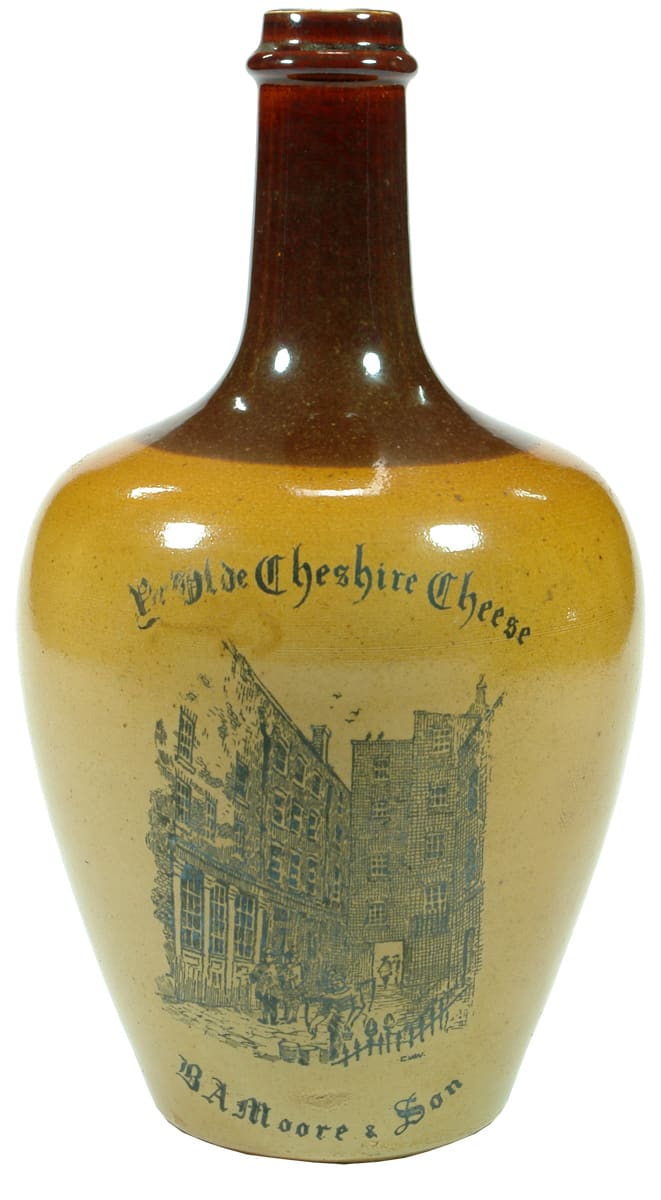 Moore Ye Olde Cheshire Cheese Doulton Whisky Jug