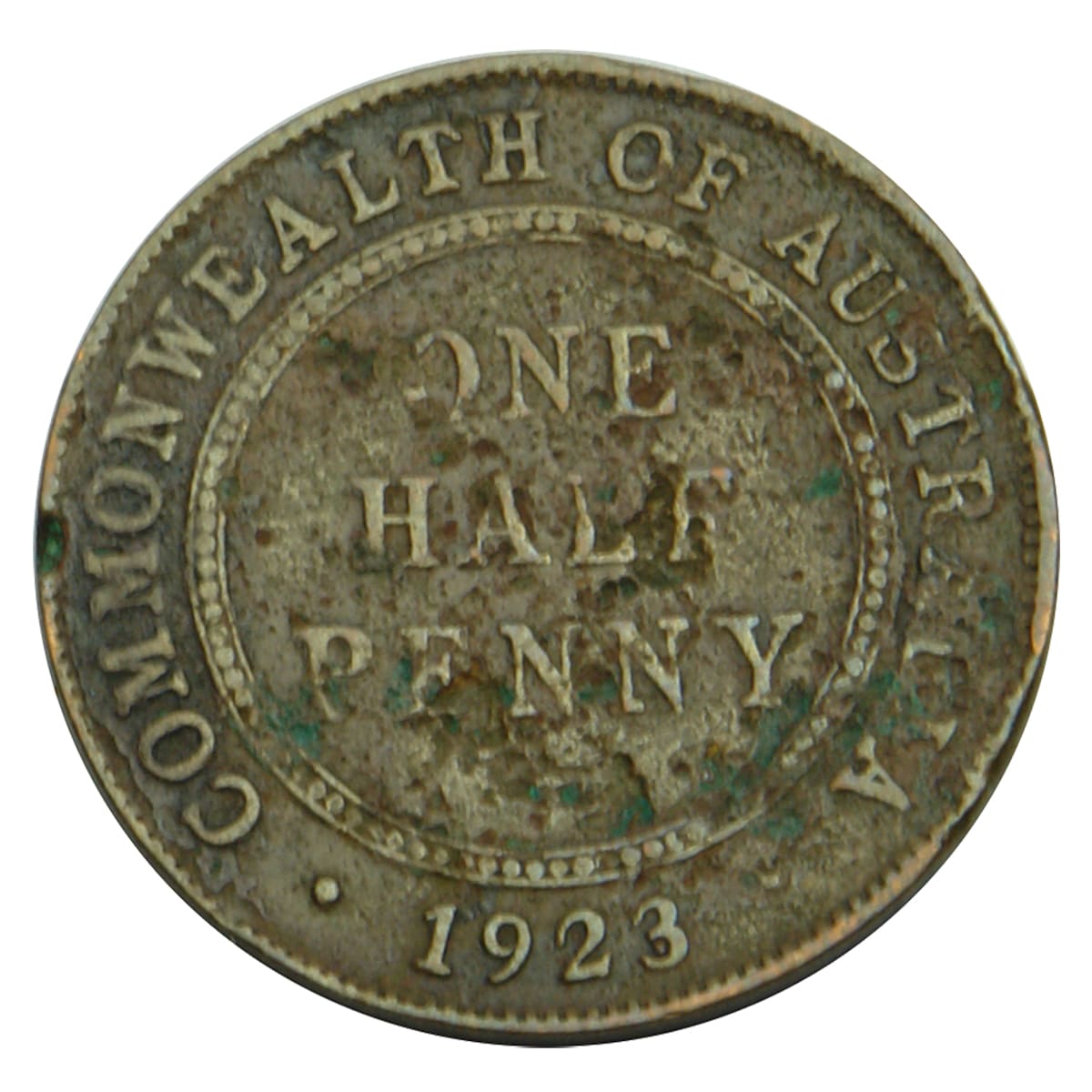 Coin. 1923 Australian Half Penny.