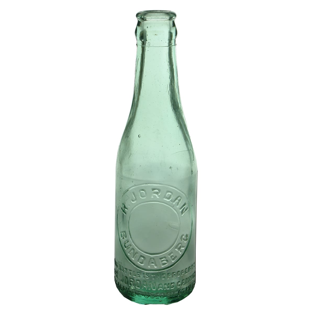 Crown Seal. Jordan, Bundaberg. Champagne. Aqua. 6 oz. (Queensland)