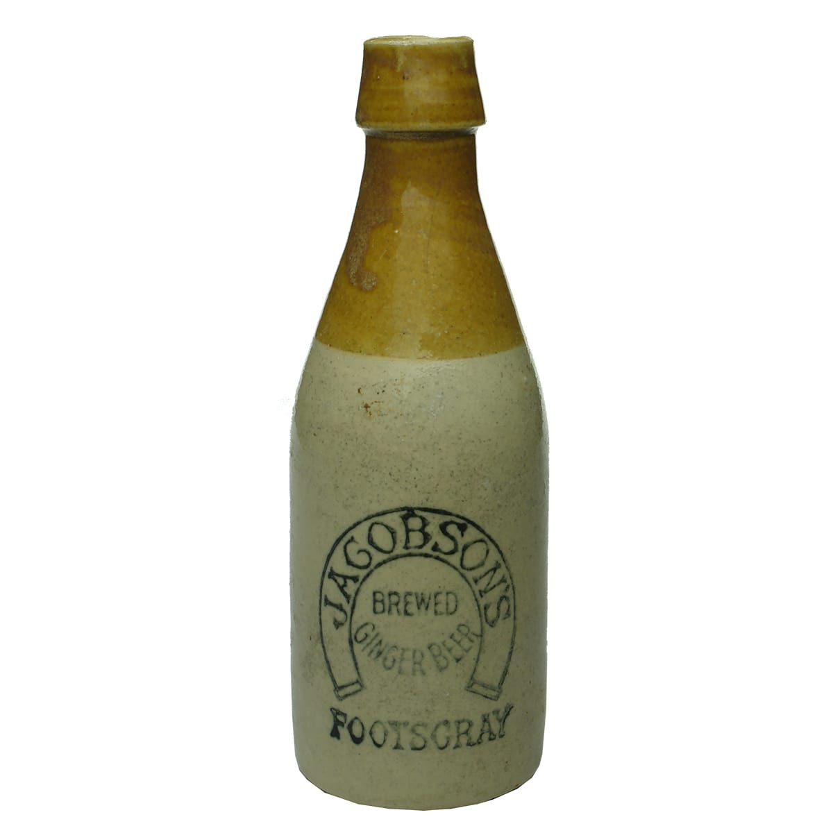 Ginger Beer. Jacobson's, Footscray. Champagne. Tan Top. Cork Stopper. (Victoria)