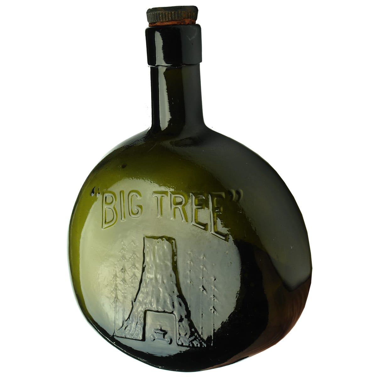 Wine. "Big Tree". Green. 1 Quart.