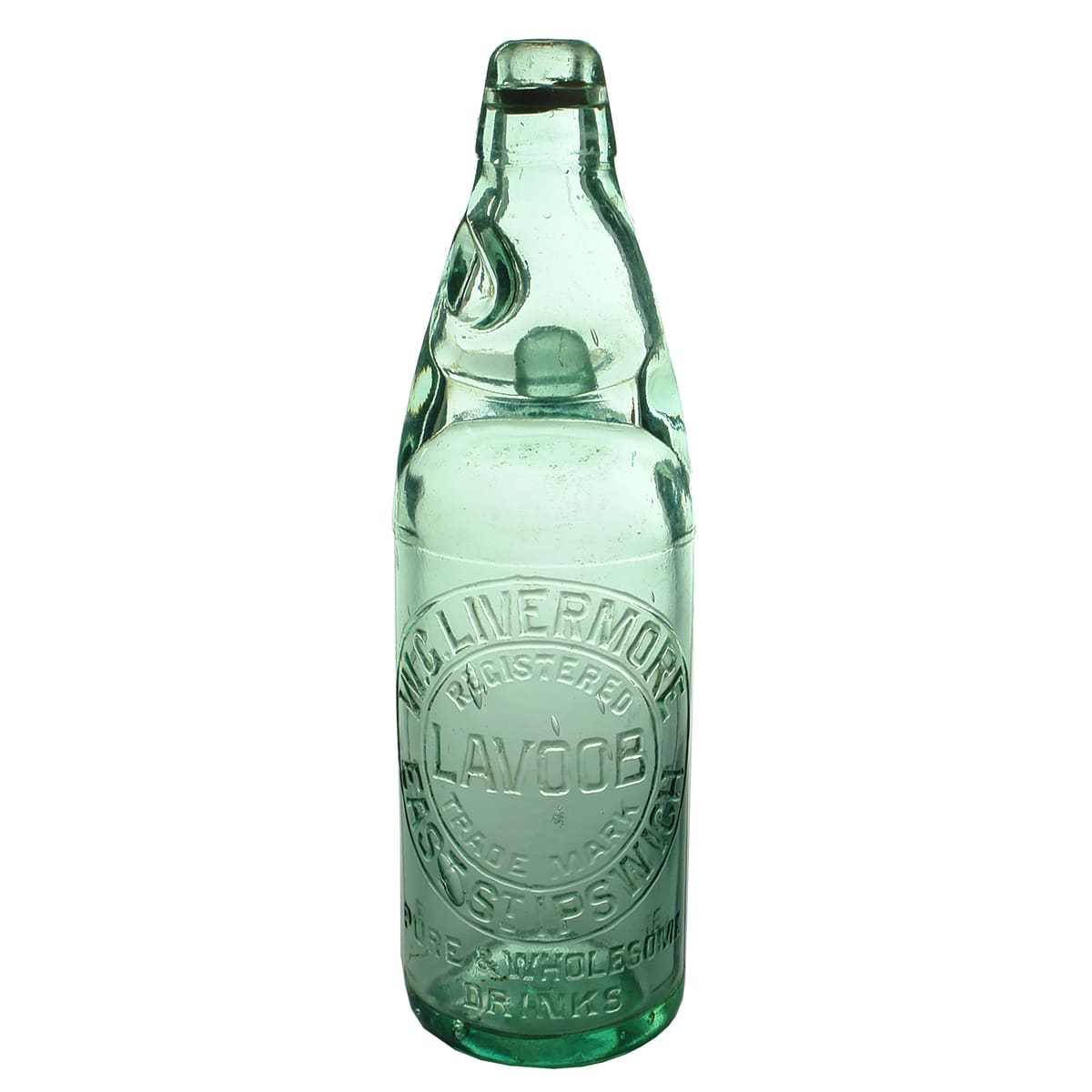 Codd. W. G. Livermore, Lavoob, Ipswich. Aqua. 26 oz. (Queensland)