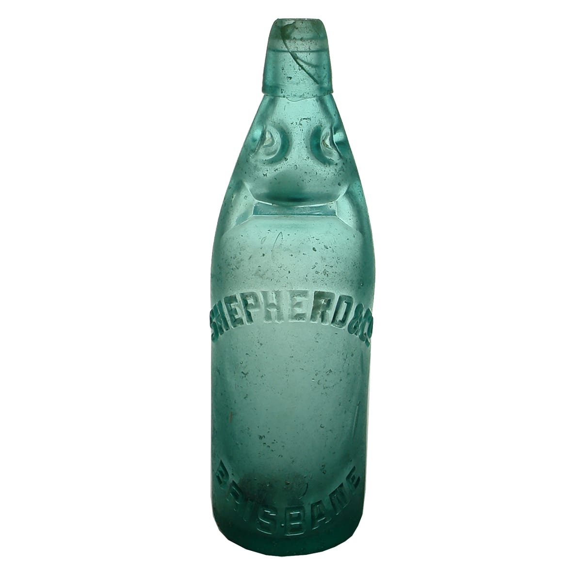 Codd. Shepherd & Co., Brisbane. Dobson. Aqua. 26 oz. (Queensland)